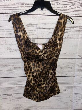 💙Leopard tank top